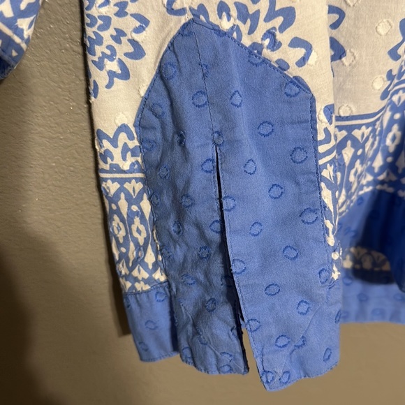 Zac & Rachel brand Size XL Women’s Boho Style Blouse 100% Cotton Like New - Picture 6 of 15